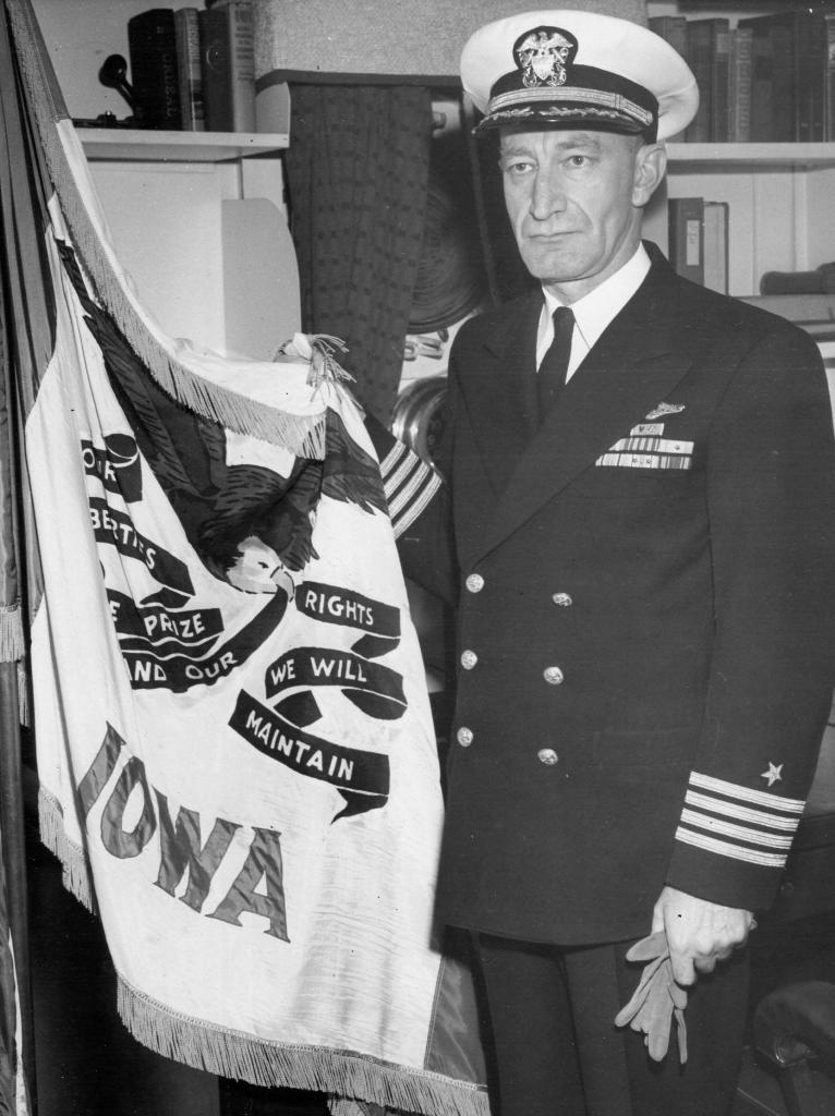 Captain William F. Jennings, USN Becomes Commanding Officer