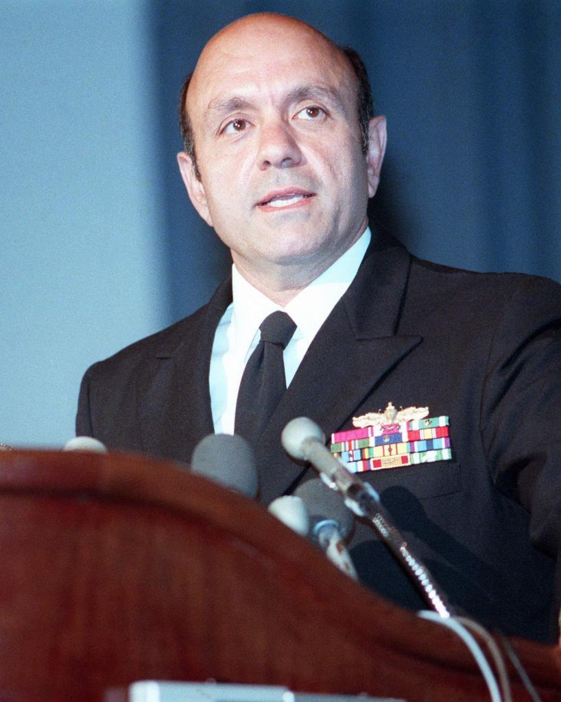 Captain Fred P. Moosally, USN Becomes Commanding Officer